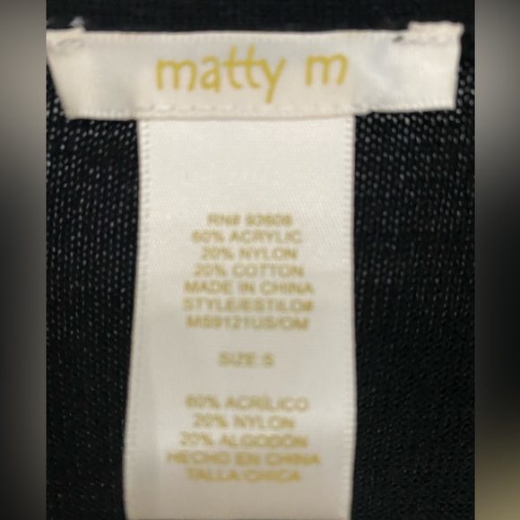 GUC Marty M open front cardigan size small black - Picture 2 of 4